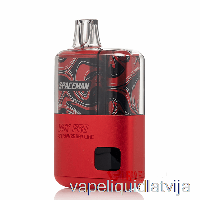 Spaceman 10k Pro Vienreizējās Lietošanas Zemeņu Laima Vape šķidrums